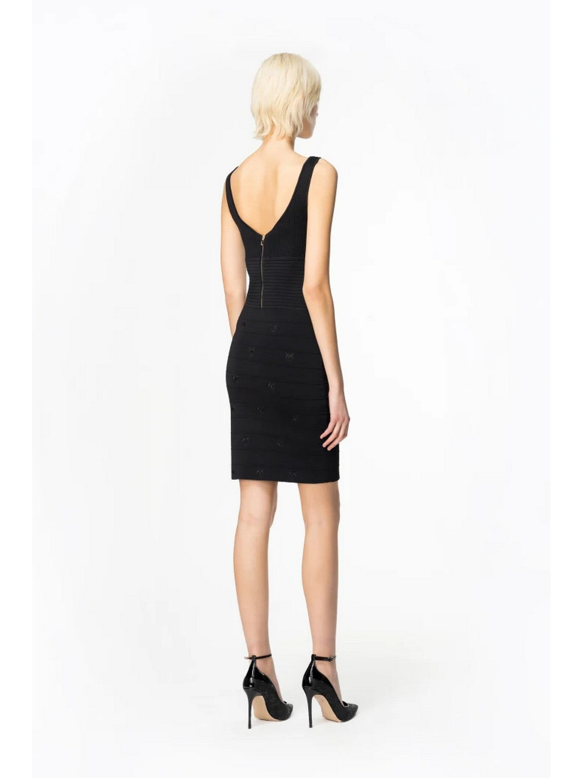 PINKO Abito Donna Cactus 102879-A1LK Z99 Nero gioboutiqueweb