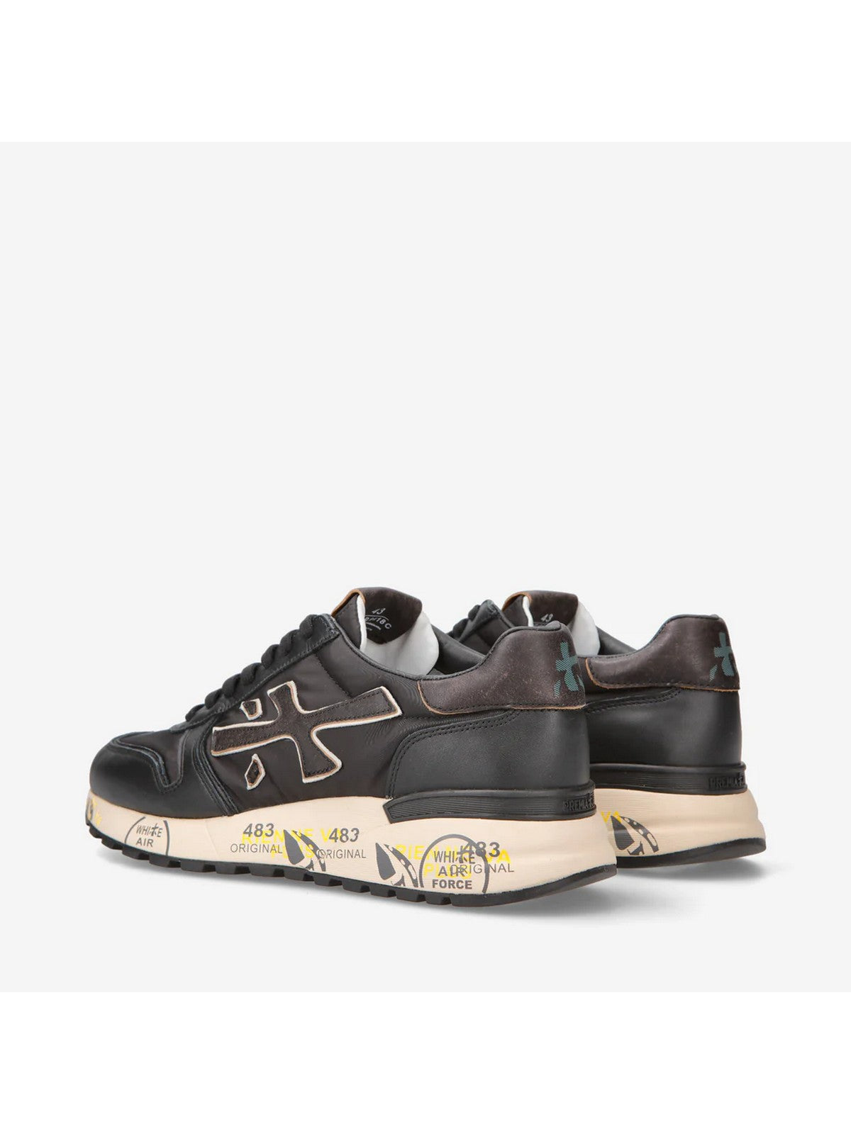 PREMIATA Sneaker Uomo MICK VAR 6418 Nero gioboutiqueweb