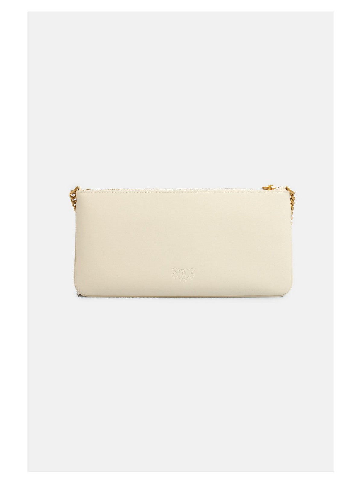 PINKO Pochette Donna Horizzontal flat 102747-A0F1 Z14Q BIANCO SETA-ANTIQUE GOLD gioboutiqueweb
