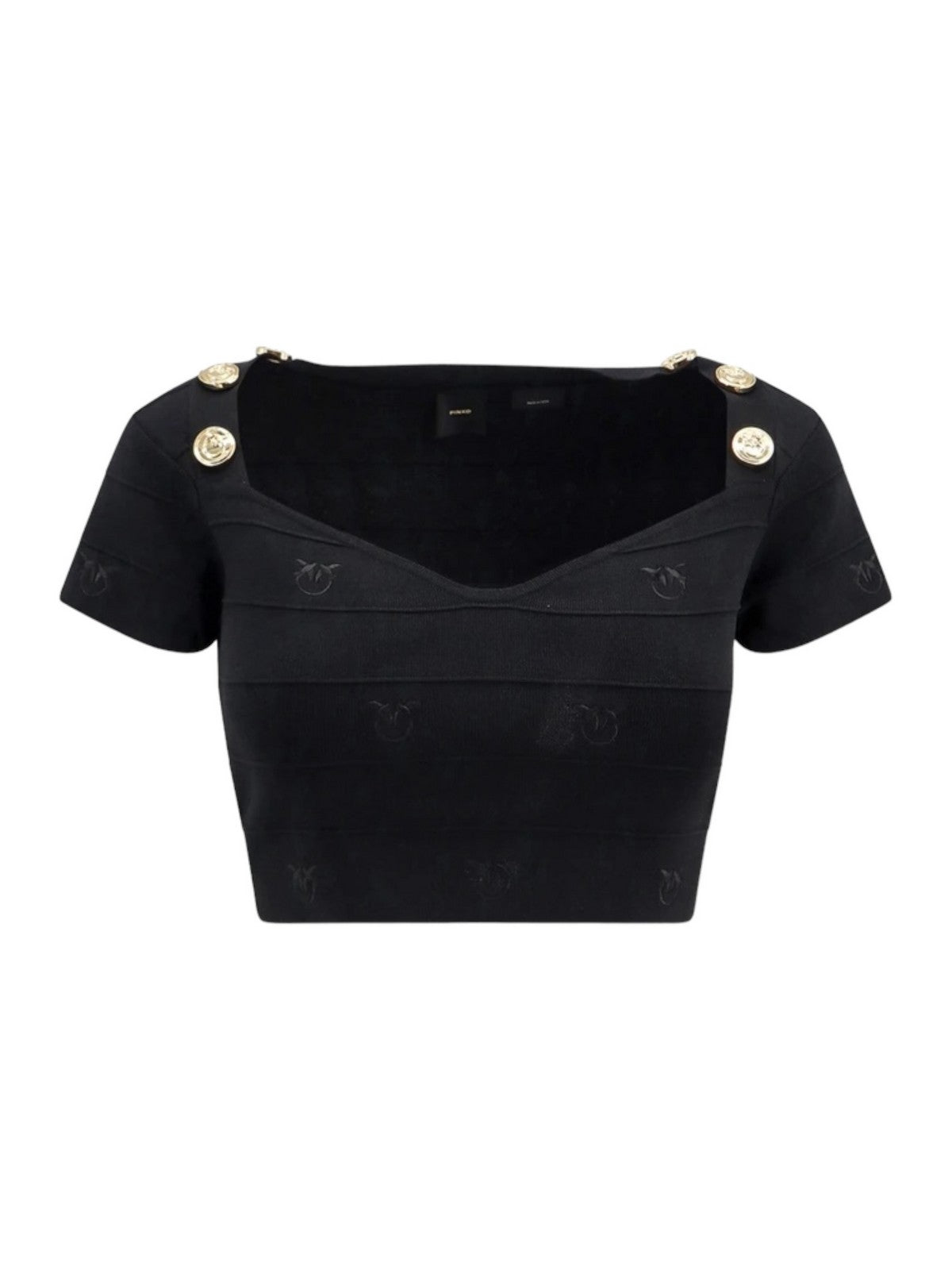 PINKO T-Shirt e Polo Donna Hoodia 102882-A1LK Z99 Nero gioboutiqueweb