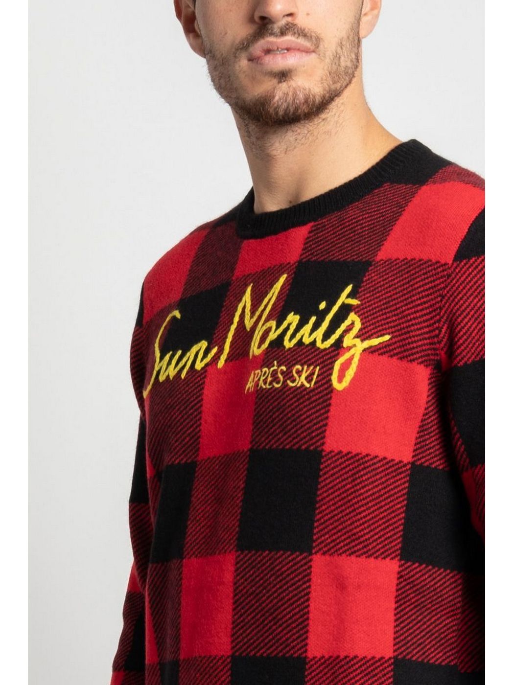 Mc2 Saint Barth Men's sweater HERON P EMRK41 Red