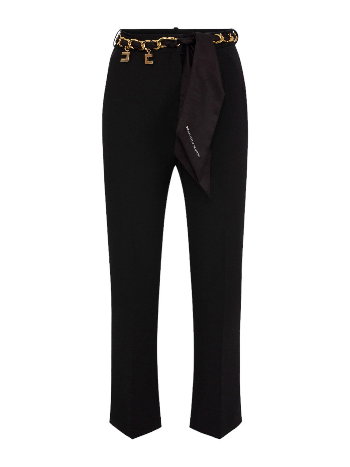ELISABETTA FRANCHI Pat1641e2 110 black trousers