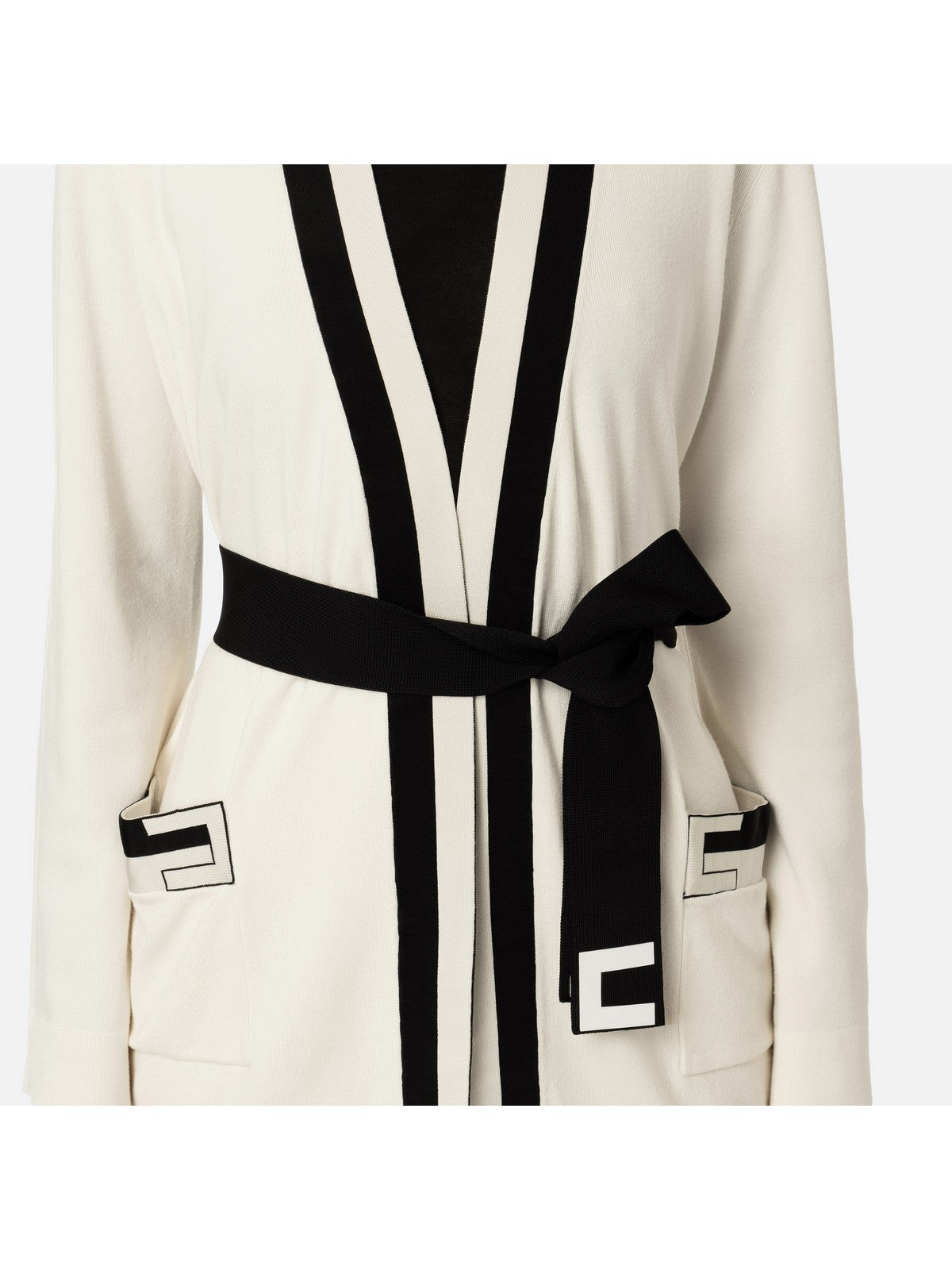 ELISABETTA FRANCHI Cardigan Donna MK06S41E2 193 Avorio gioboutiqueweb