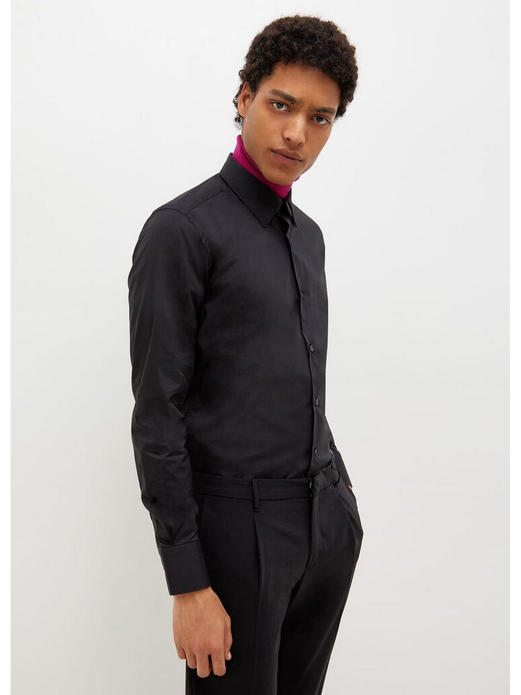 LIU JO UOMO Camicia Uomo M000P201MILANO 21 Nero