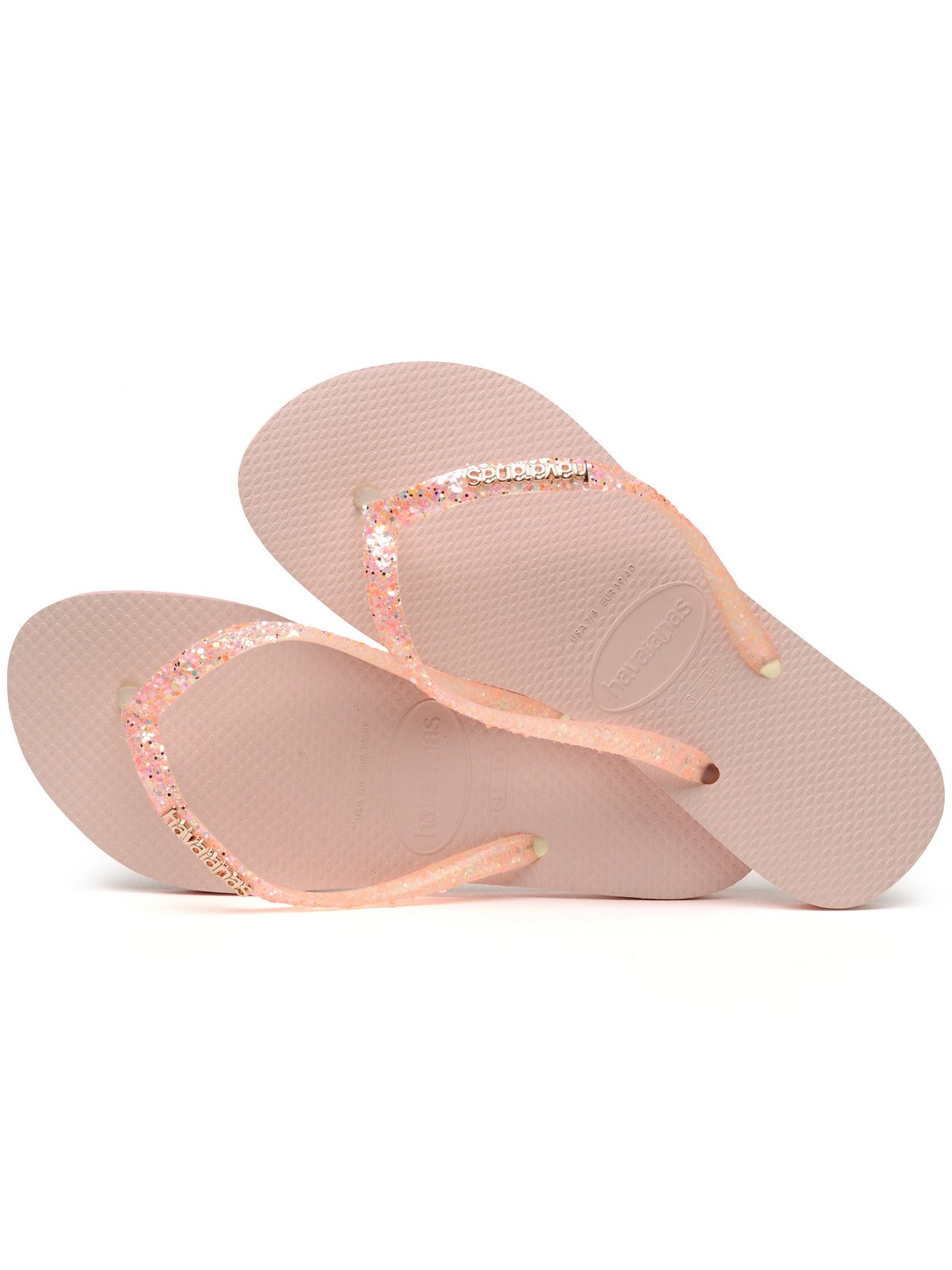 HAVAIANAS Infradito Donna Hav. Slim Glitter Flourish 4147122.5217 Rosa gioboutiqueweb