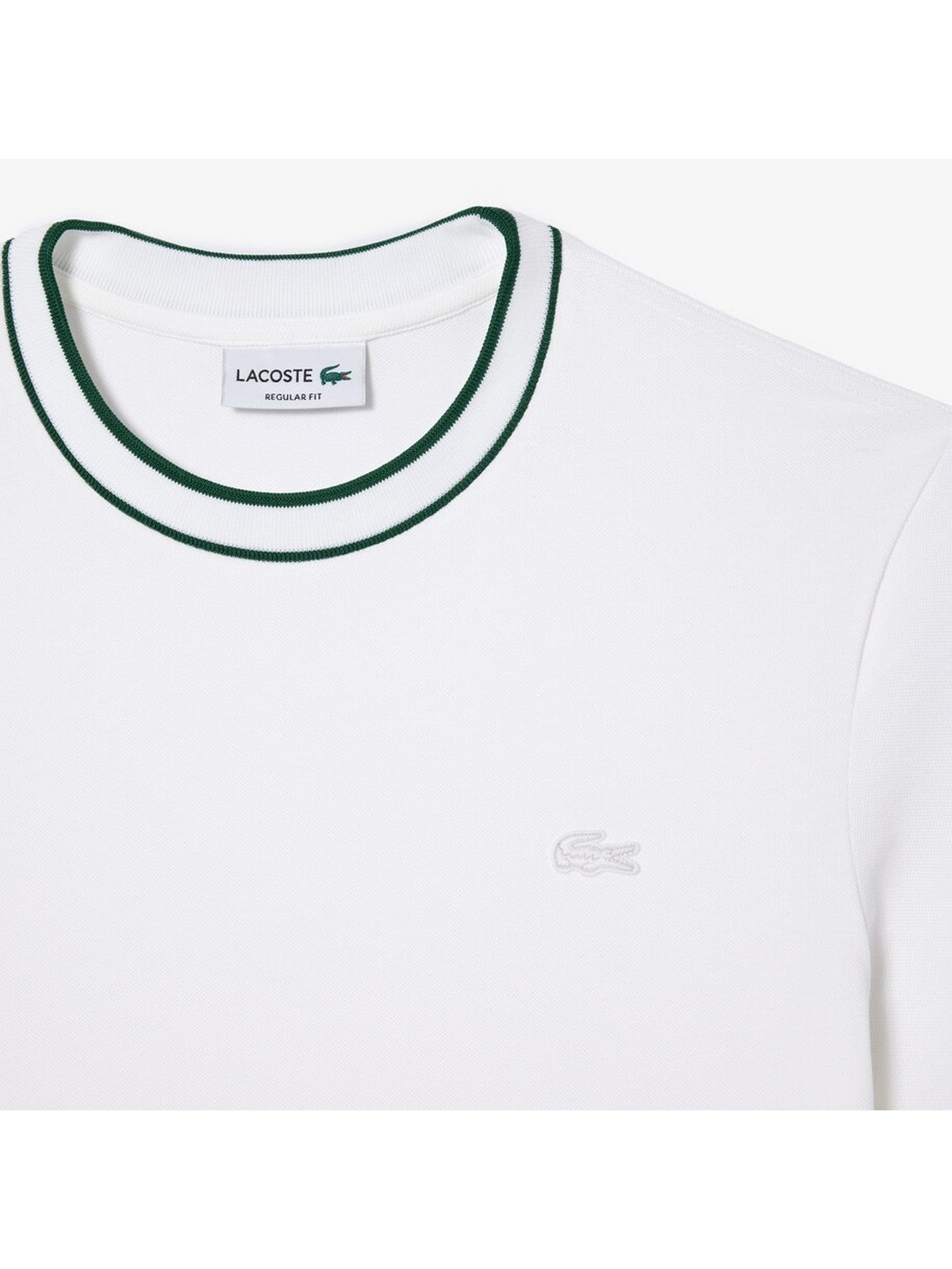 Camisetas de Lacoste y polo blanco TH8174 001 para hombres