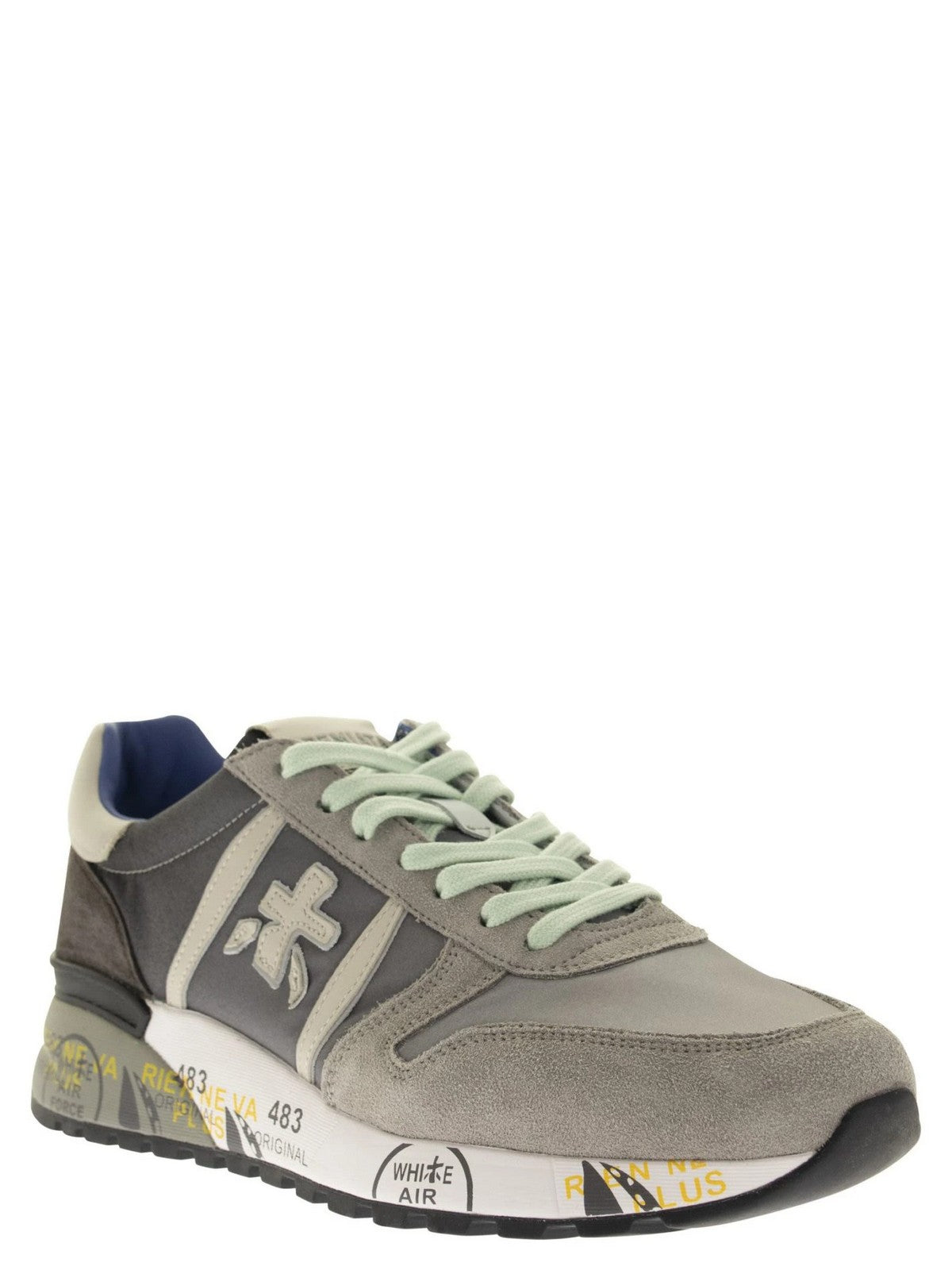 PREMIATA Sneaker Uomo LANDER VAR 4586 Grigio gioboutiqueweb