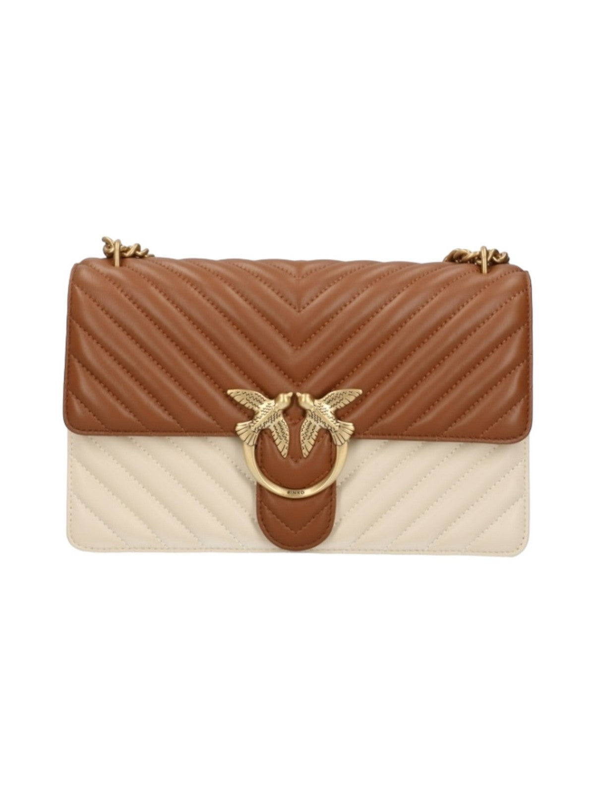 Pinko Women's Bag Love One Classic 100053-A1R3 LZBQ Marrone