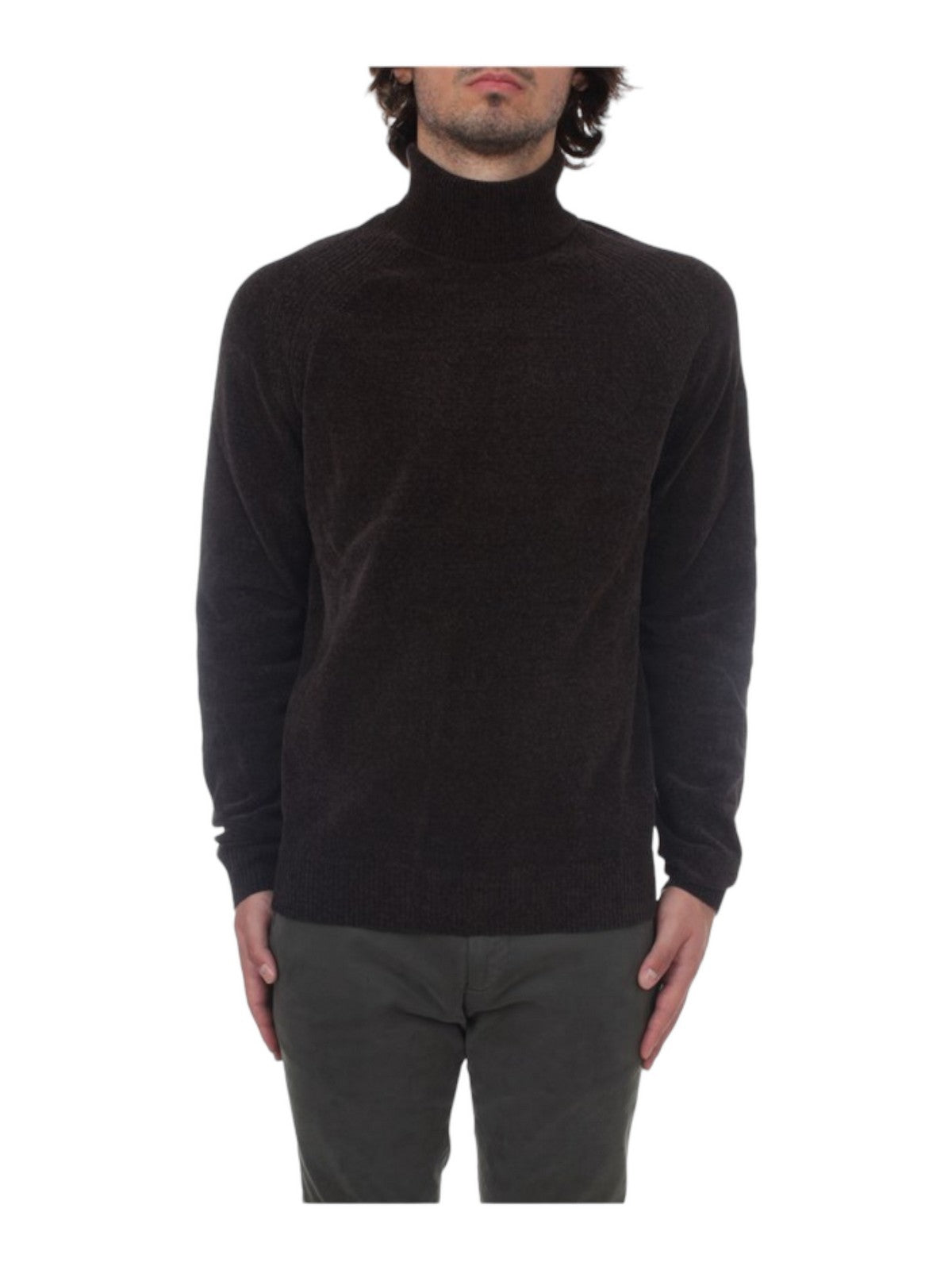 RRD Maglione dolcevita Uomo W23031 80 Marrone gioboutiqueweb