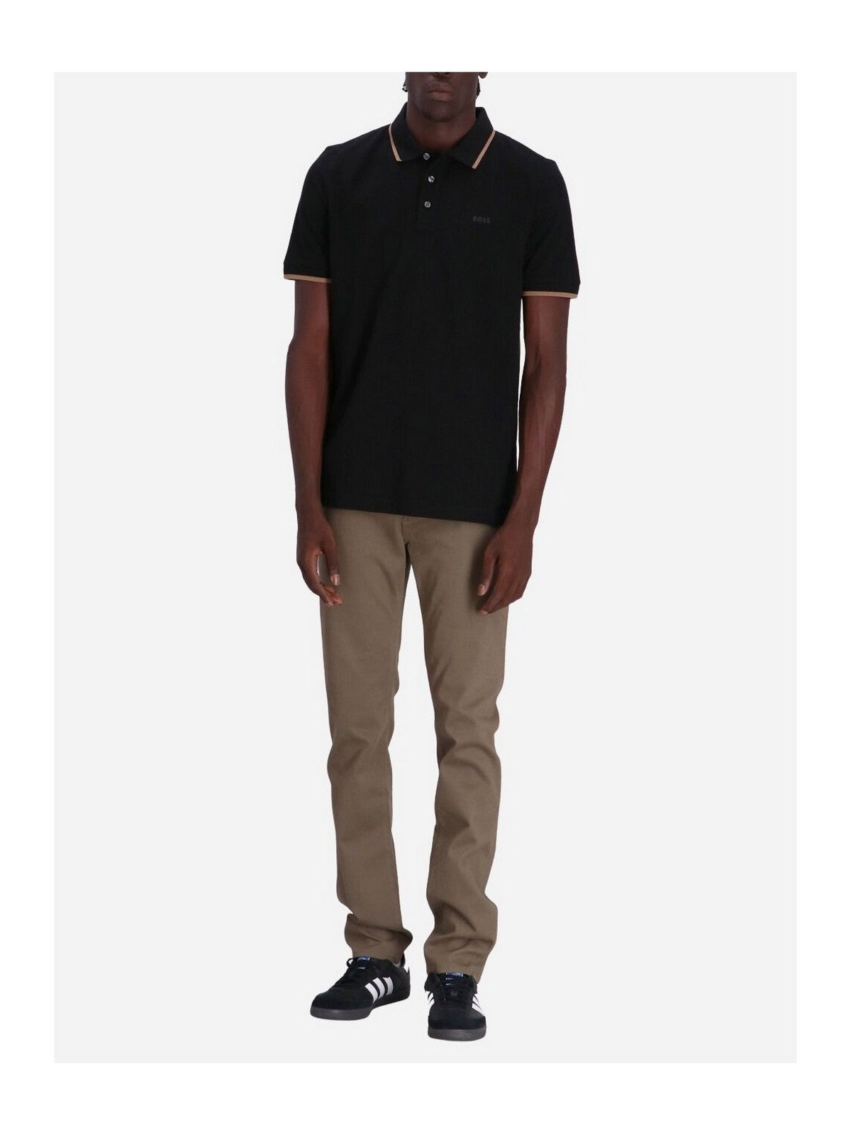 HUGO BOSS T-Shirt e Polo Uomo 50494697 001 Nero gioboutiqueweb