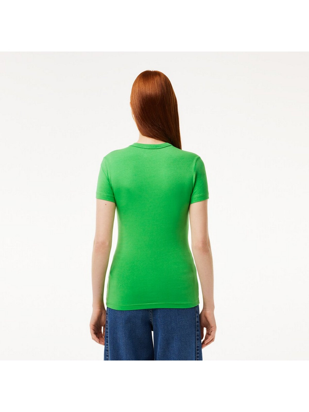 T-shirt de lacoste et femme Pole TF7218 IXU VERDE