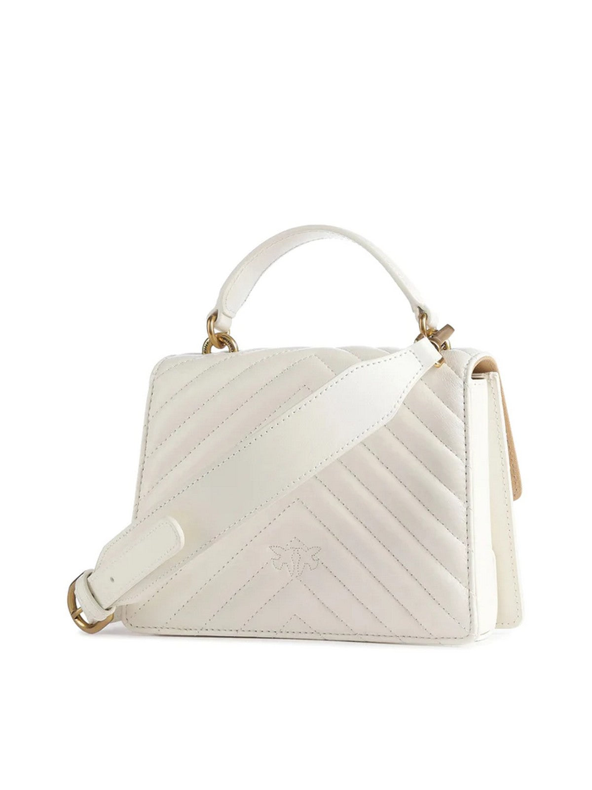 Pinko Woman Bag Love Top Handle 100066-A0GK Z14Q White