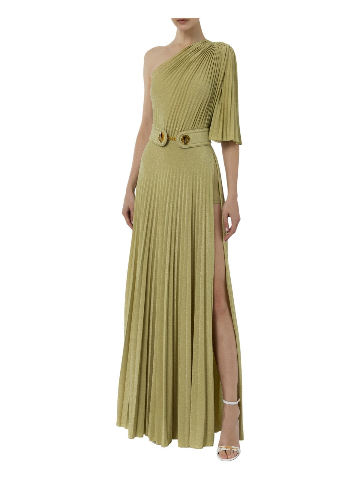 ELISABETTA FRANCHI Abito Donna AB53441E2 105 Verde gioboutiqueweb