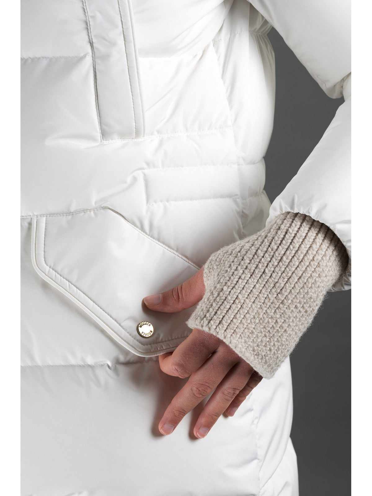 Moorer Duvet Frau Talassa-Stp Modgi300008 U0111 Weiß