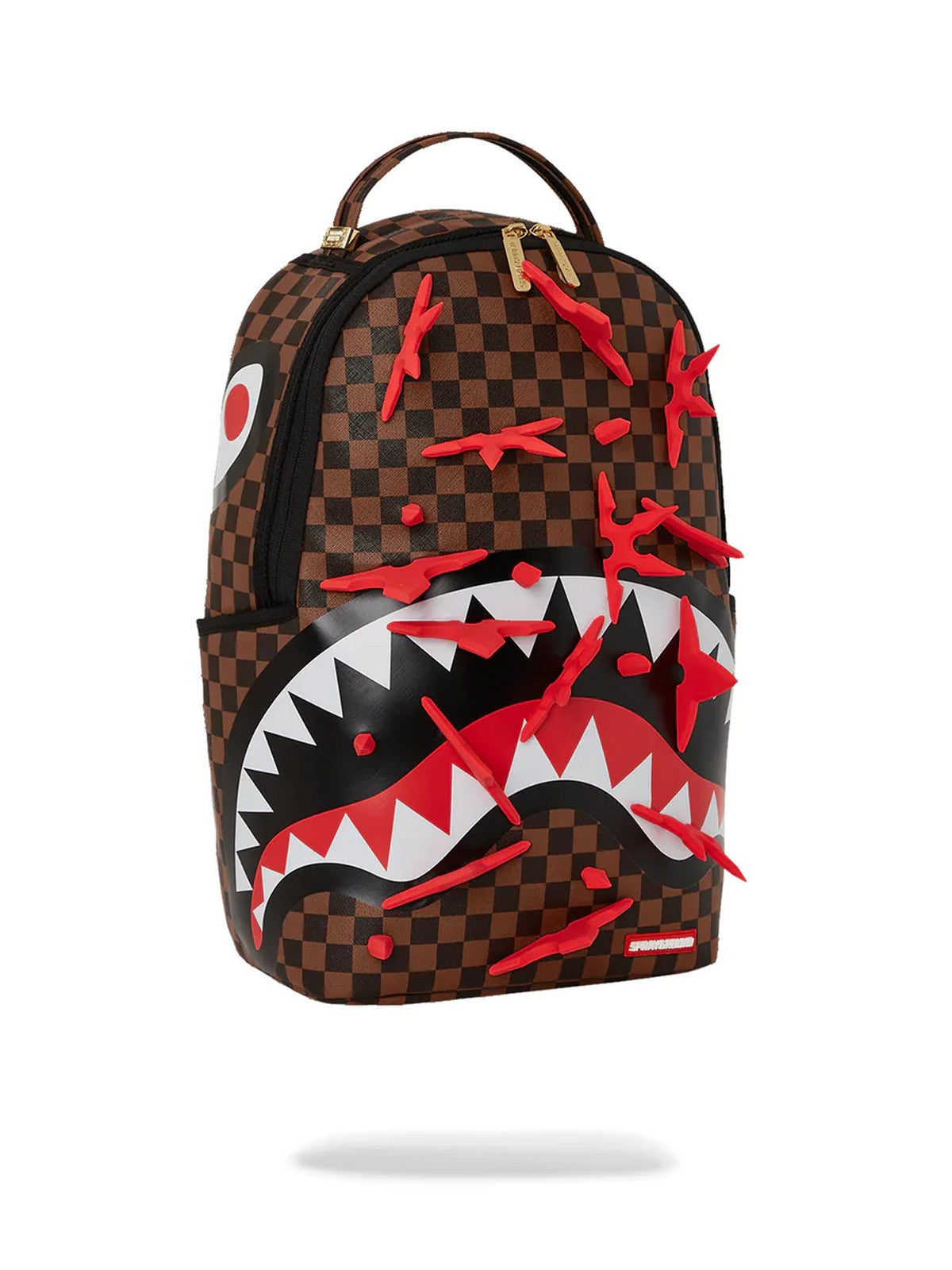 SPRAYGROUND Zaino Uomo Ninja star 910B3774NSZ Marrone gioboutiqueweb