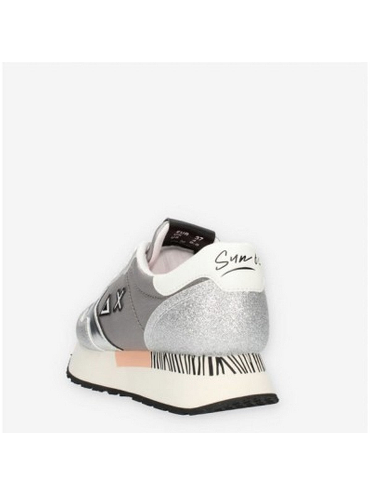 SUN68 Sneaker Donna Kelly glitter Z33222 44 Argento gioboutiqueweb