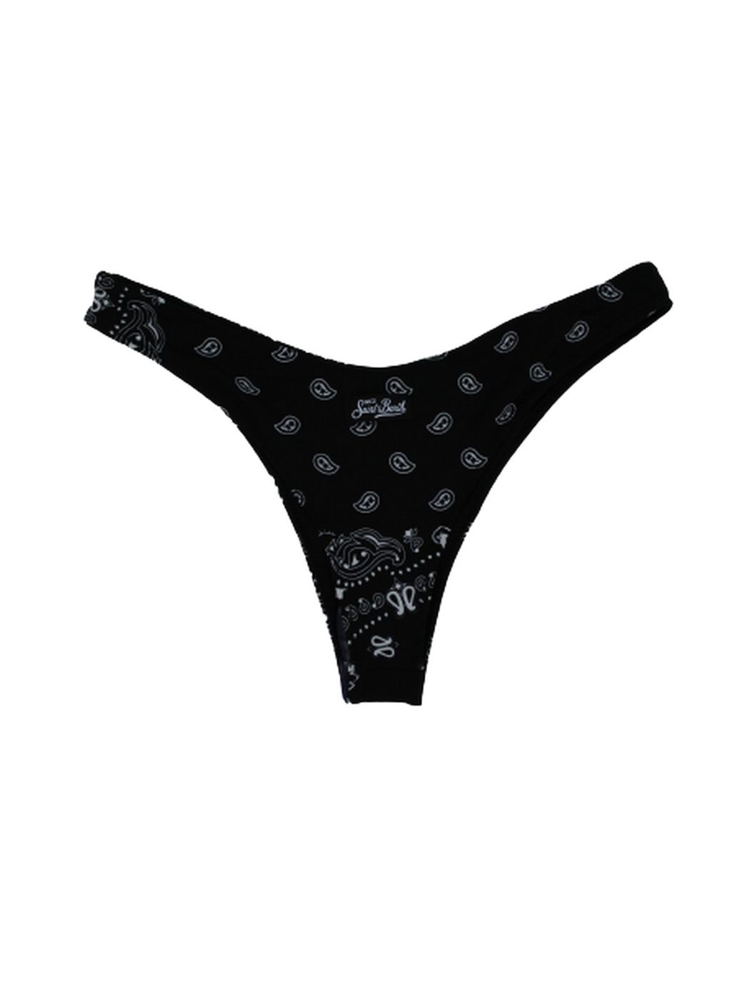 Costume de salle de bain Saint Barth MC2 Slip Naomi 00177B Black