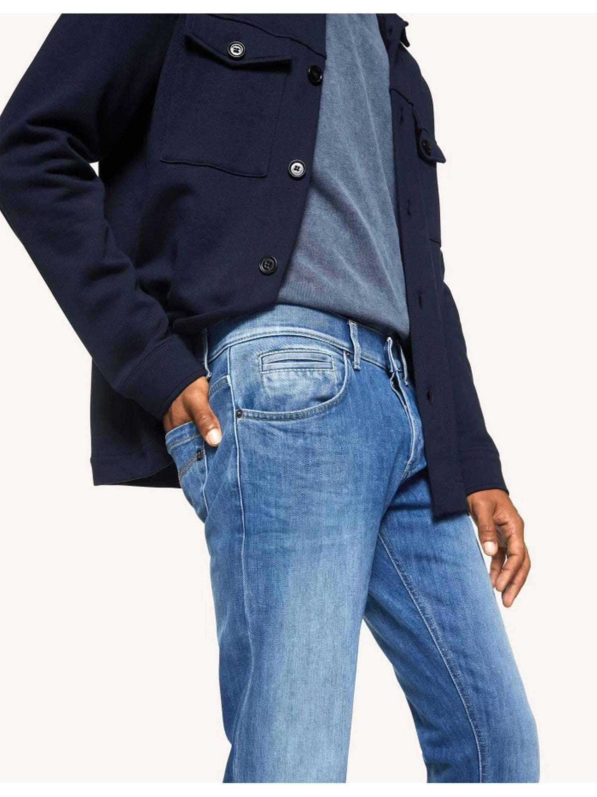 DONDUP Jeans Uomo George UP232 DS0107U GV2 800 Blu