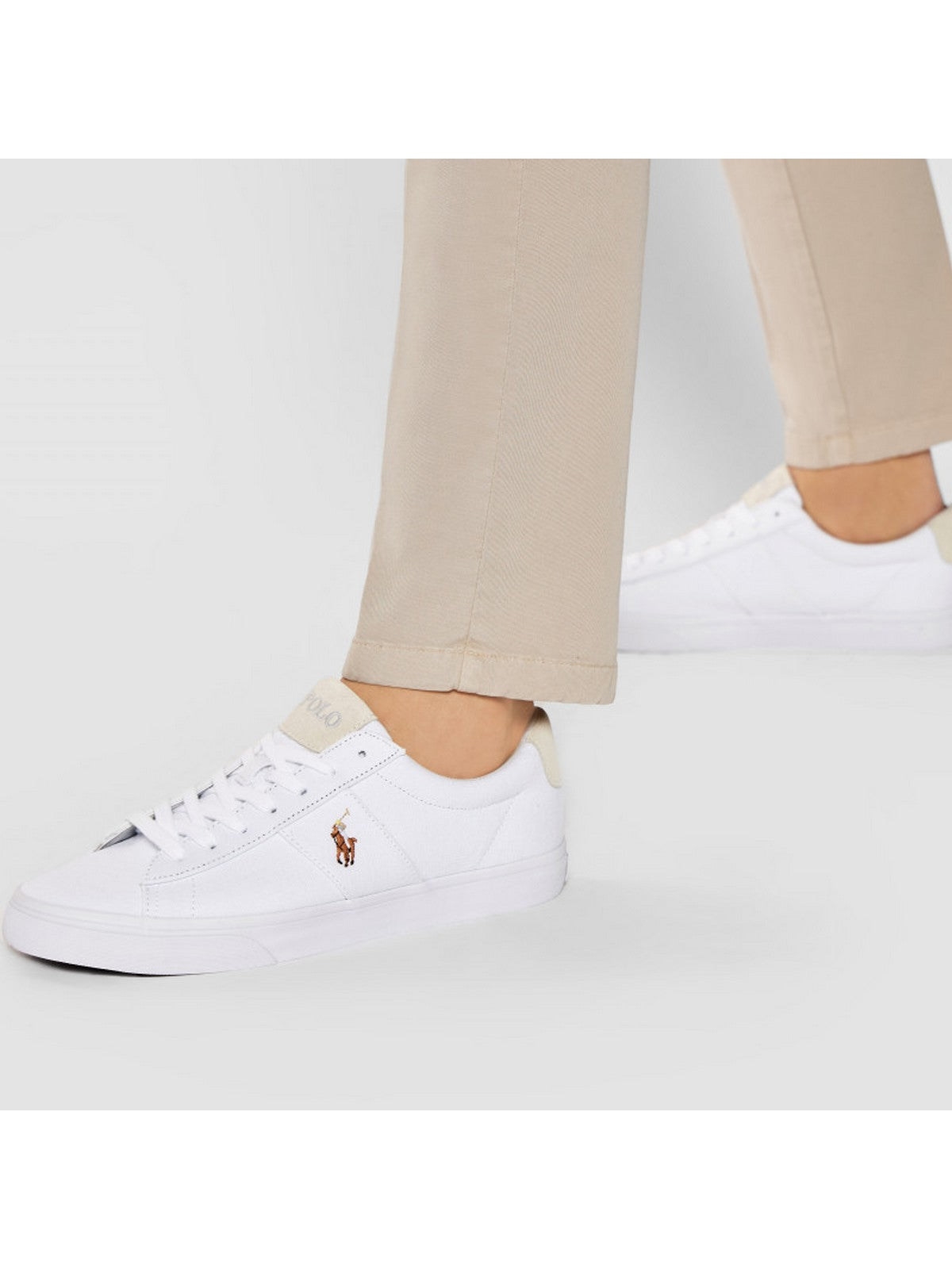 POLO RALPH LAUREN Sneaker Uomo Sayer 816749369 003 Bianco gioboutiqueweb