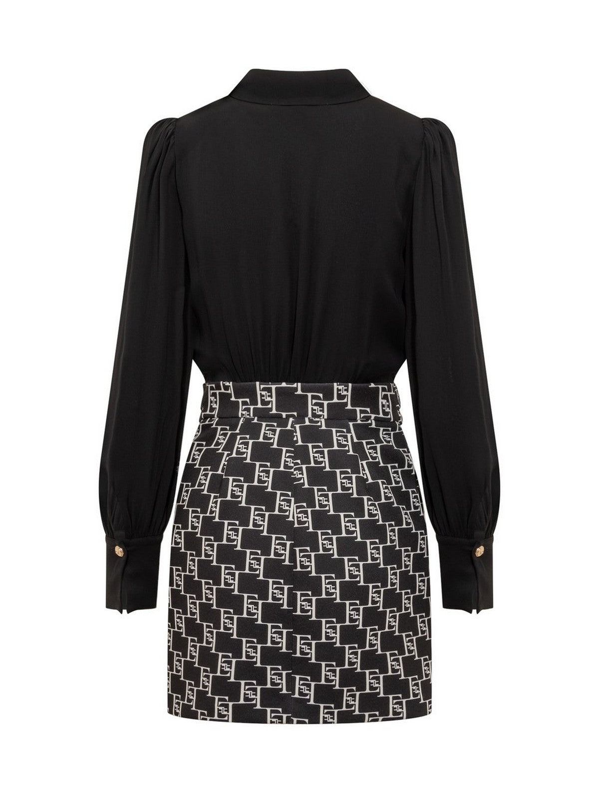 ELISABETTA FRANCHI Women's AB50941E2 685 black dress