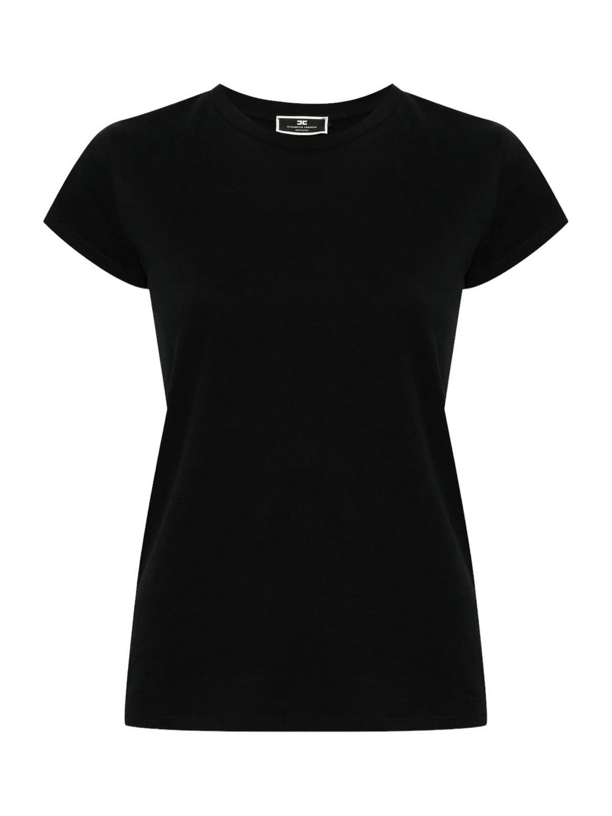 Elisabetta Franchi T-shirt con logo ricamato frontale EGTS077.0 main image 1