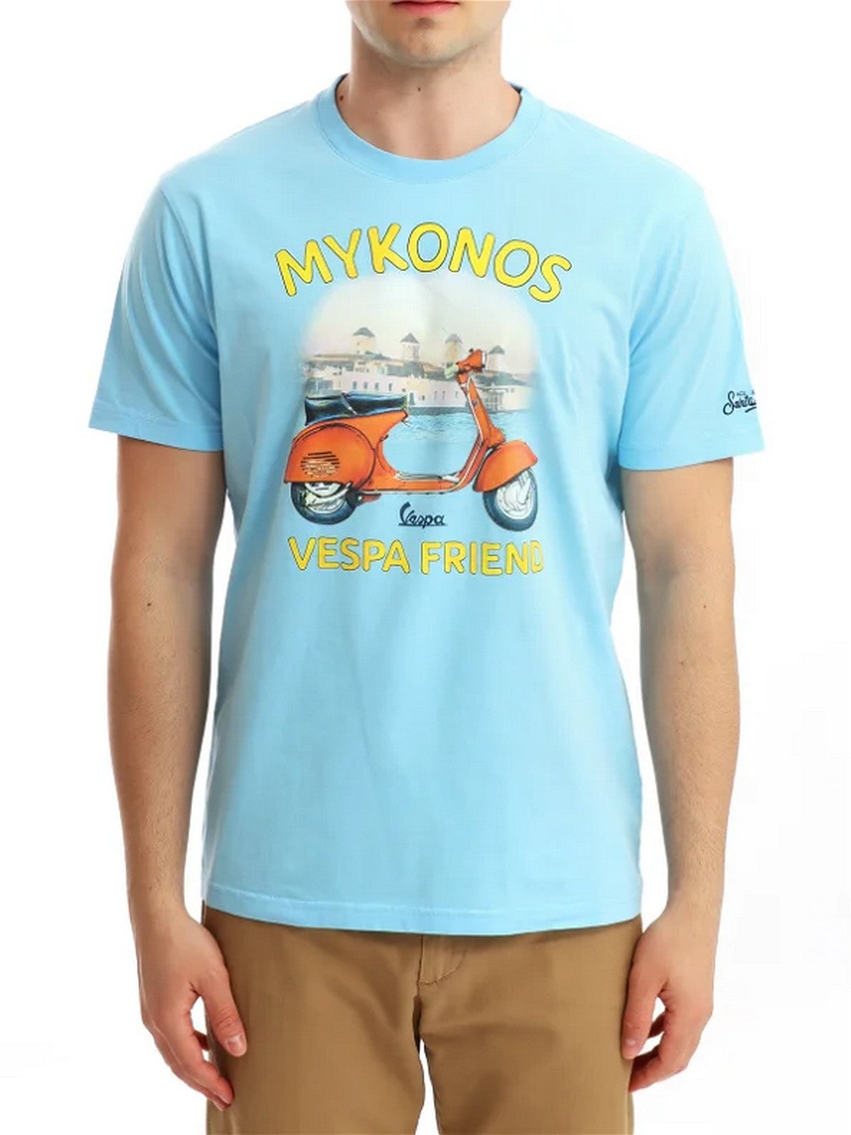 Mc2 Saint Barth T-shirt and Polo Men Tshirt Man 05837d Blue