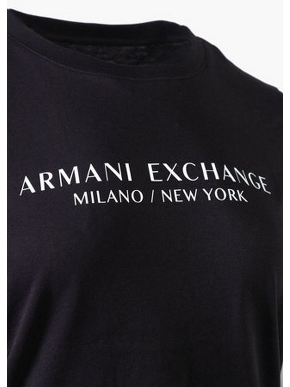 ARMANI EXCHANGE T-Shirt e Polo Donna 8NYTAB YJG3Z 1200 Nero gioboutiqueweb