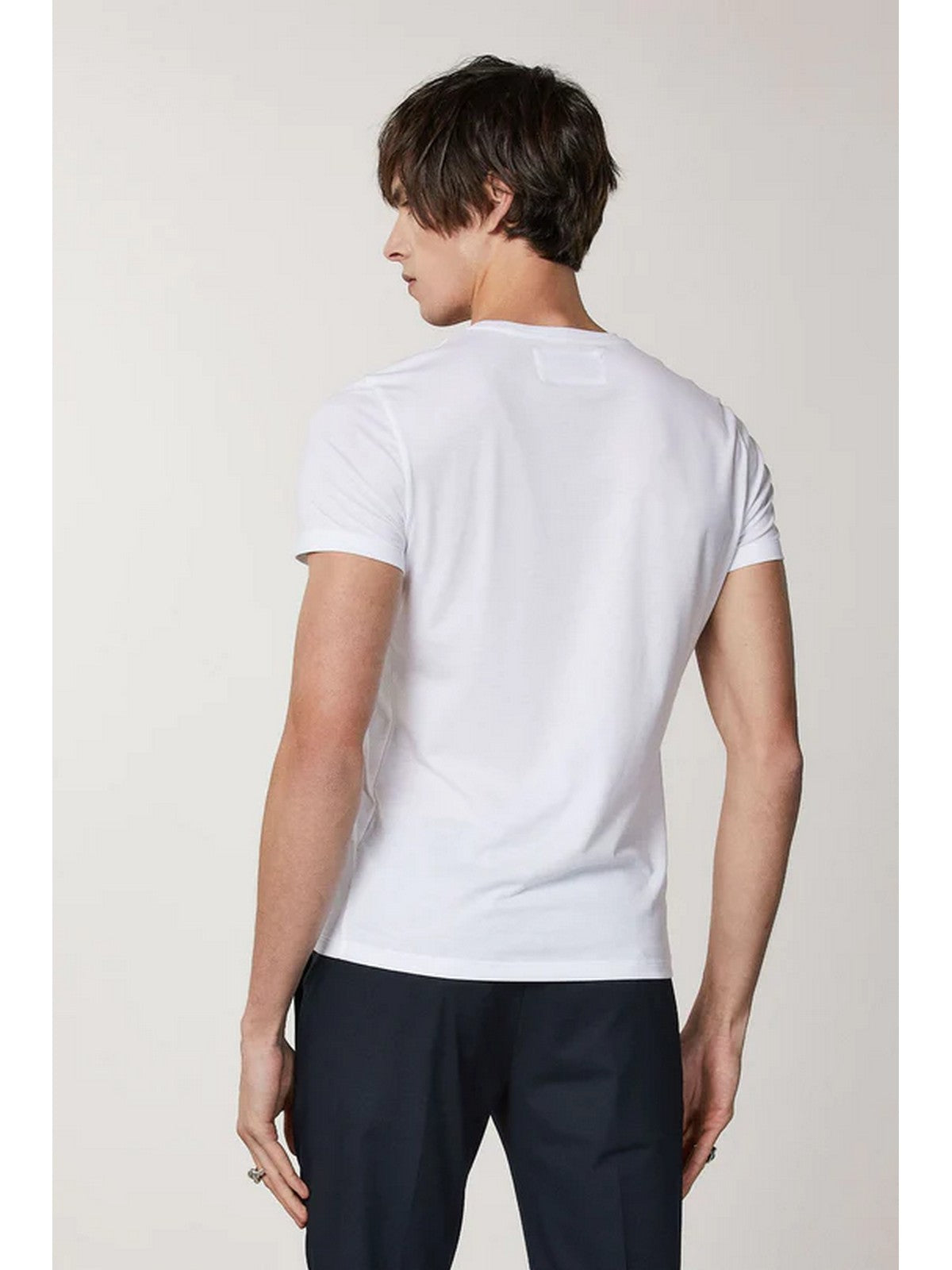 PATRIZIA PEPE T-Shirt e Polo Uomo 5M1343 JT23 W103 Bianco gioboutiqueweb