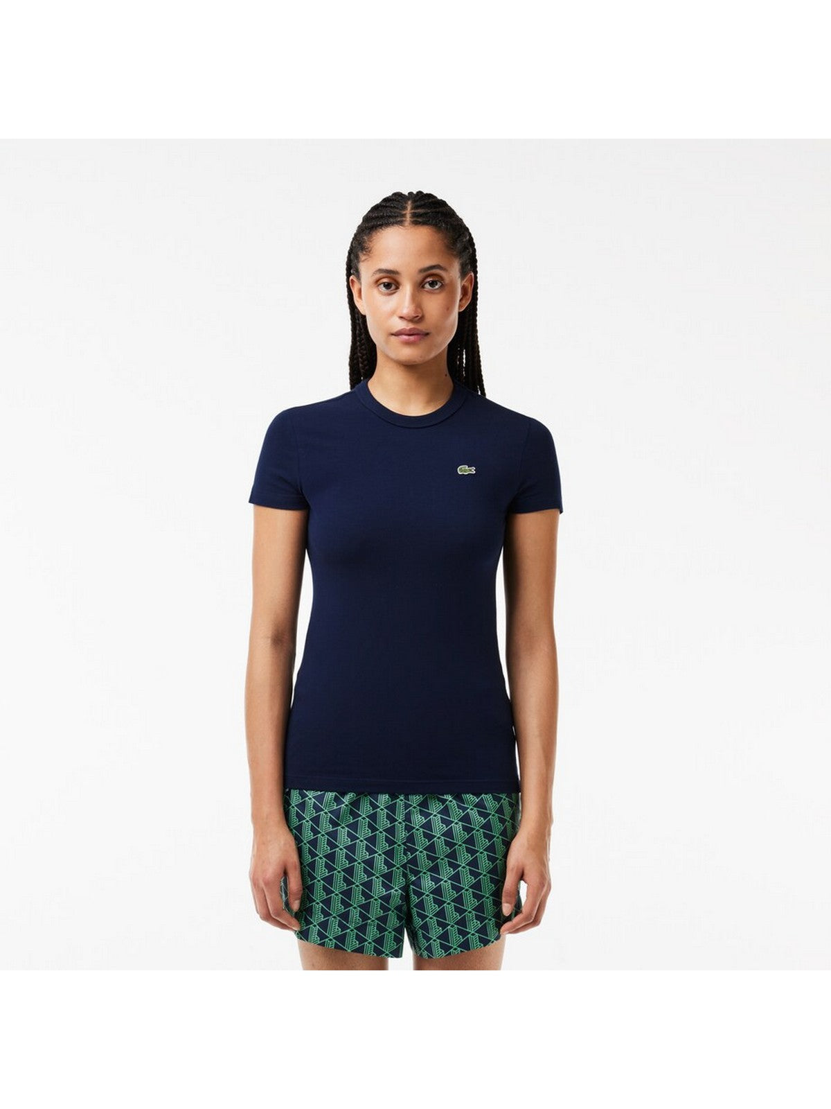 T-shirt de lacoste et femme Pole TF7218 166 Bleu