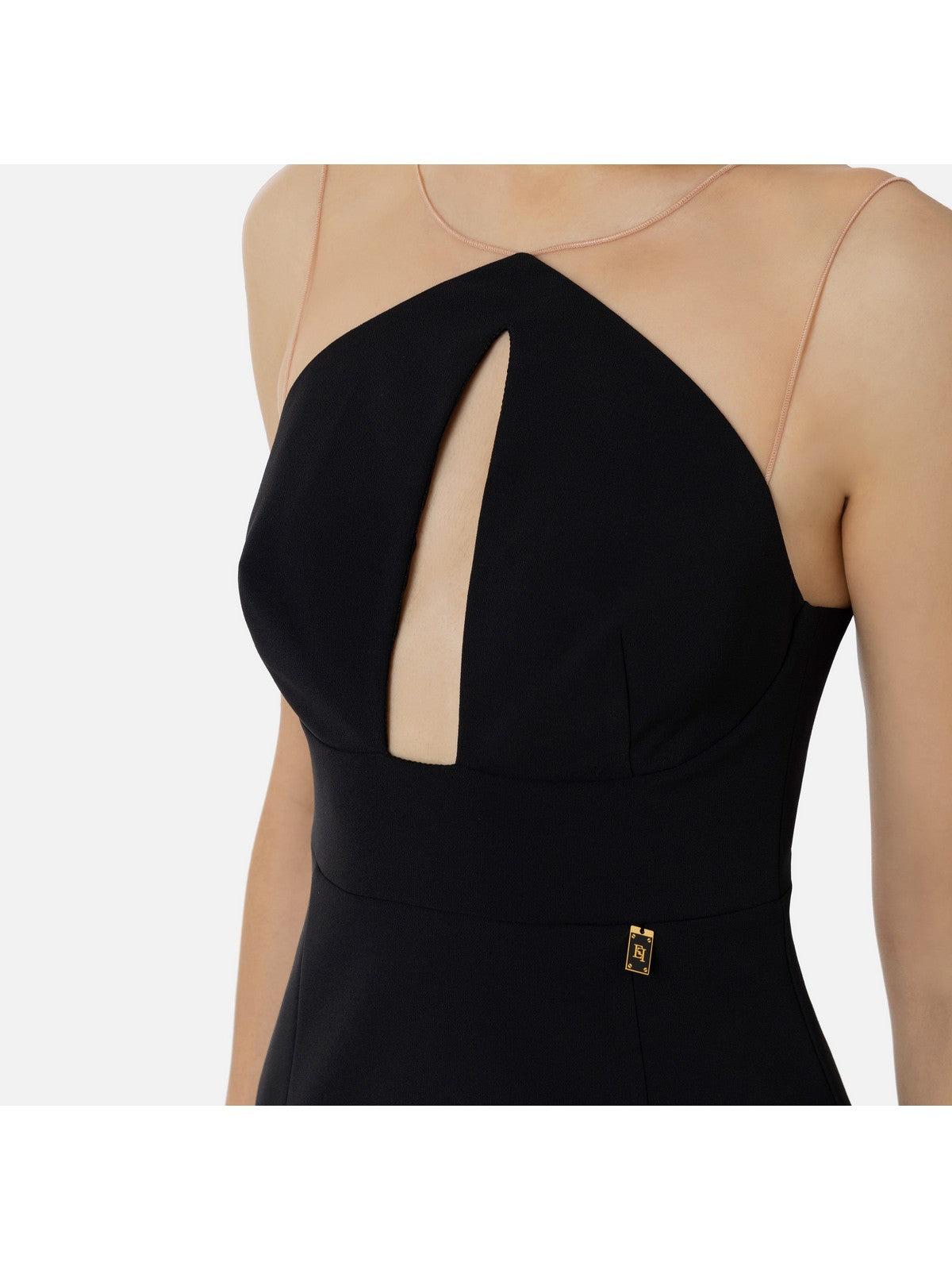 ELISABETTA FRANCHI Kobieta sukienka AB51441E2 110 Black