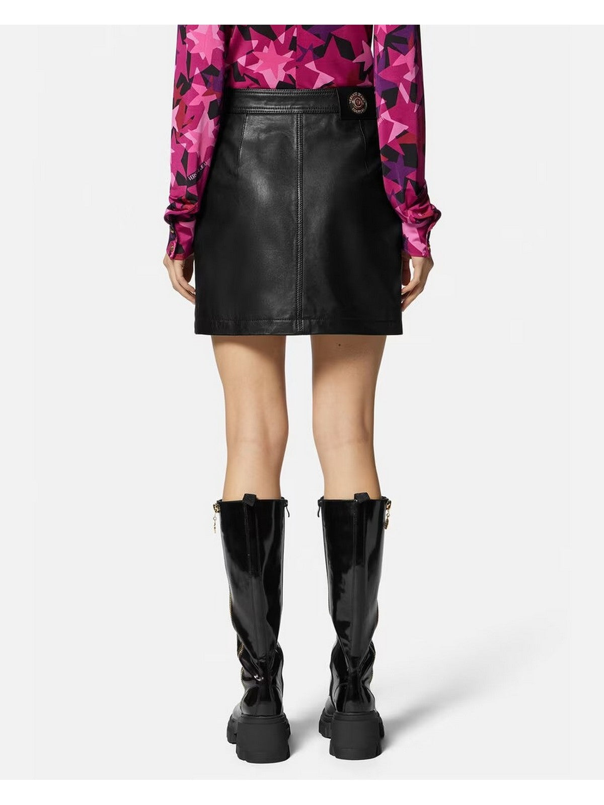 Versace Jeans Couture Frau Frau 75HAEP01 CP009 899 Schwarz