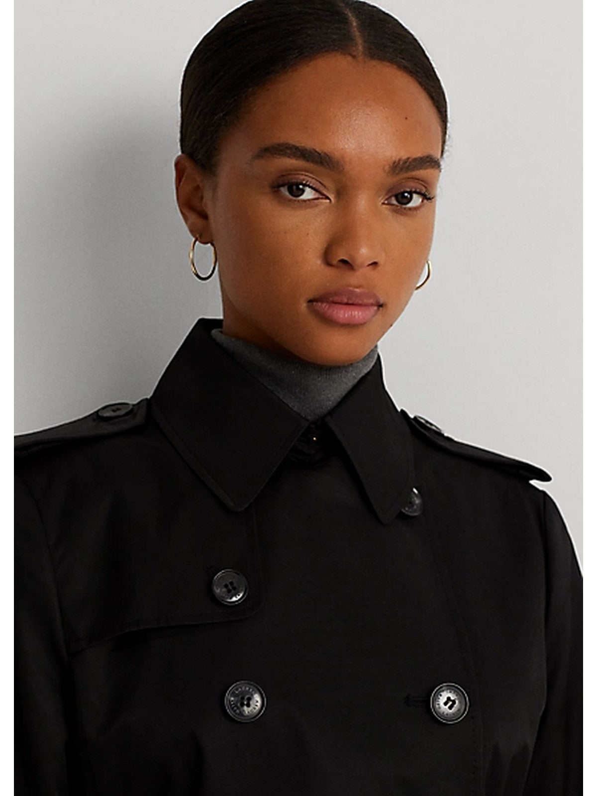 LAUREN RALPH LAUREN Trench Donna 297936851 001 Nero gioboutiqueweb