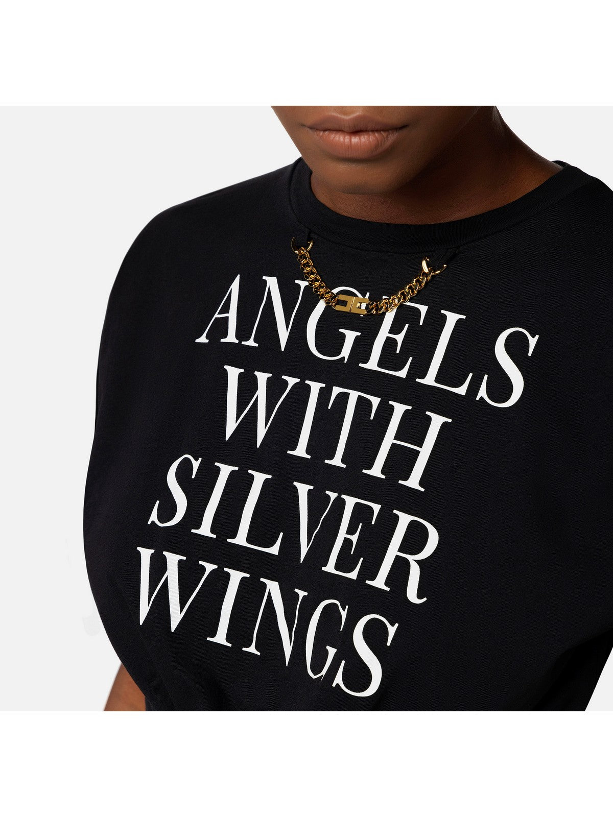 ELISABETTA FRANCHI T-shirt and pole Woman MA02041E2 110 Black