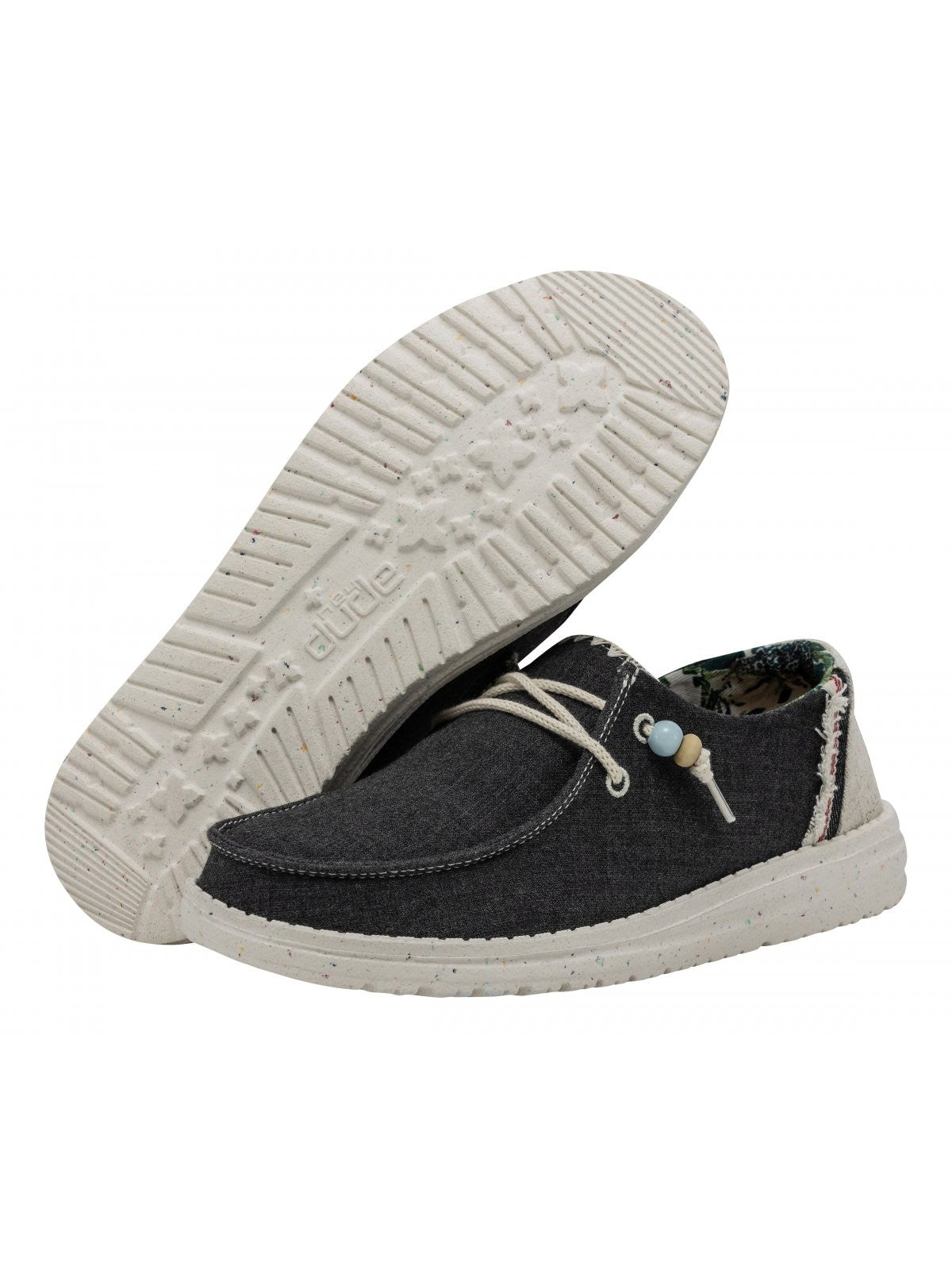 DUDE Mocassino Donna Wendy fringe HD.40071 0YK Blu gioboutiqueweb