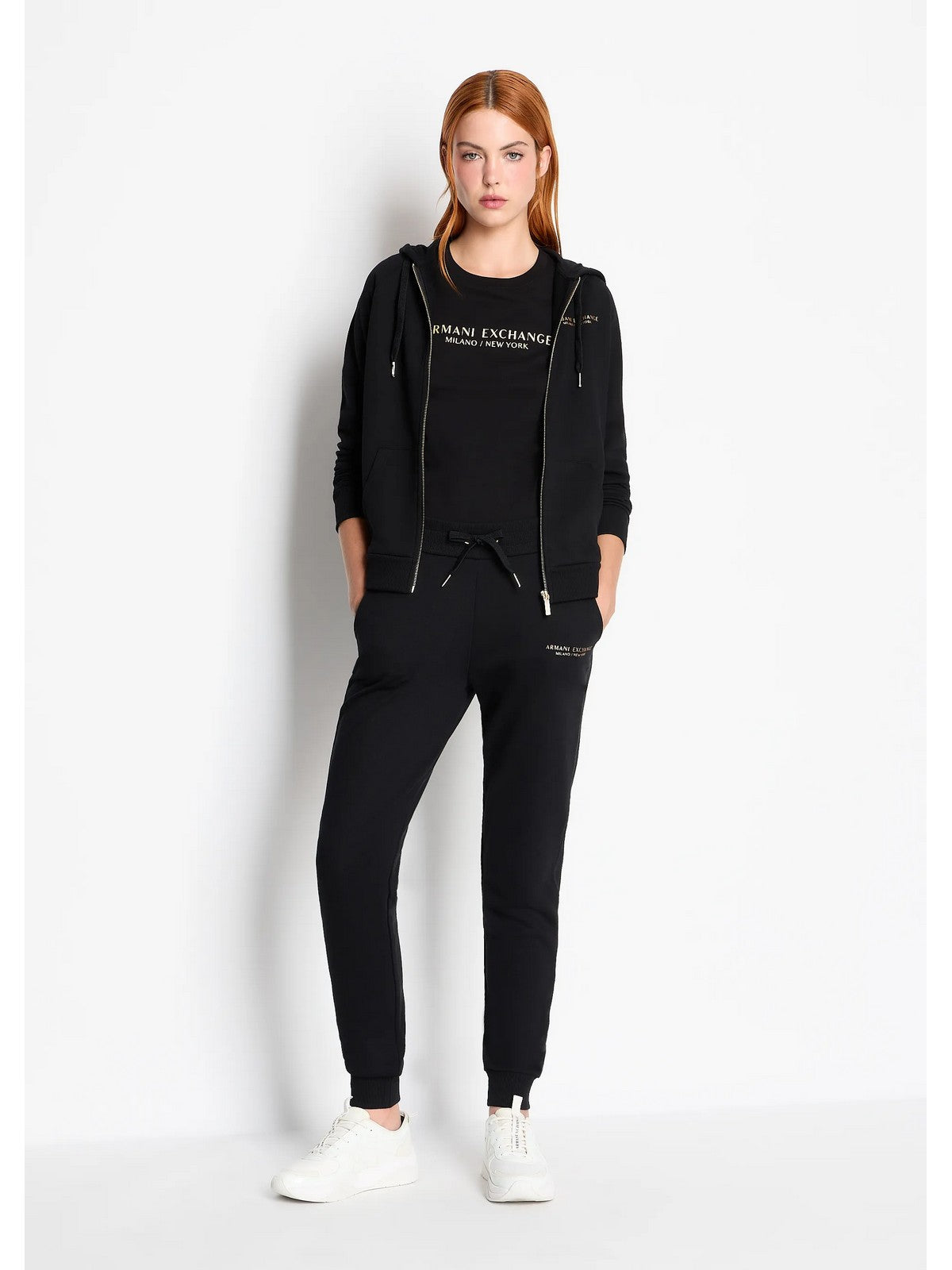 Armani Exchange T-Shirts und Pole Women's 8nytab Yjg3z 52ak Schwarz