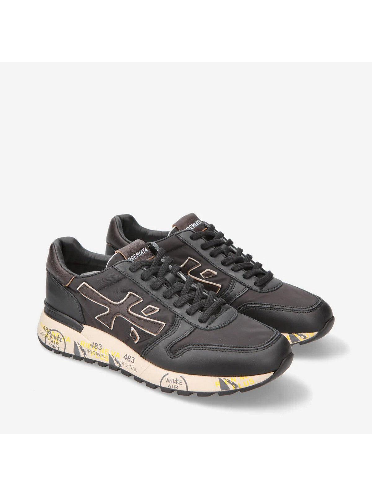 PREMIATA Sneaker Uomo MICK VAR 6418 Nero gioboutiqueweb