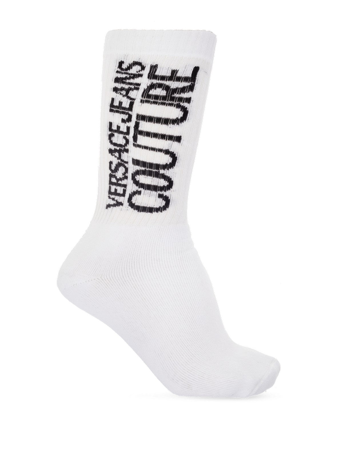 VERSACE JEANS COUTURE Calzini Uomo 75YA0J03 ZG081 L02 Bianco gioboutiqueweb
