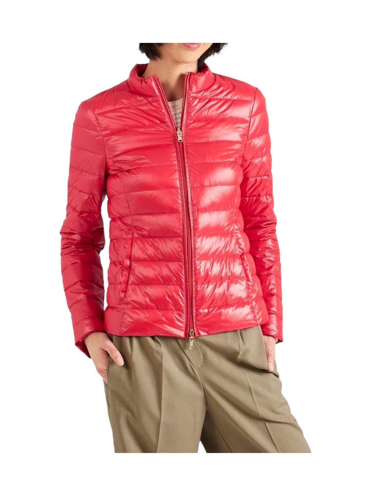 PATRIZIA PEPE Piumino Donna CO0178 A503 R815 Rosso gioboutiqueweb