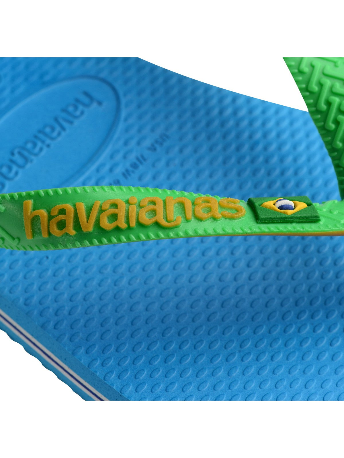 HAVAIANAS Infradito Unisex adulto Hav. Brasil mix 4123206.1989 Turchese gioboutiqueweb