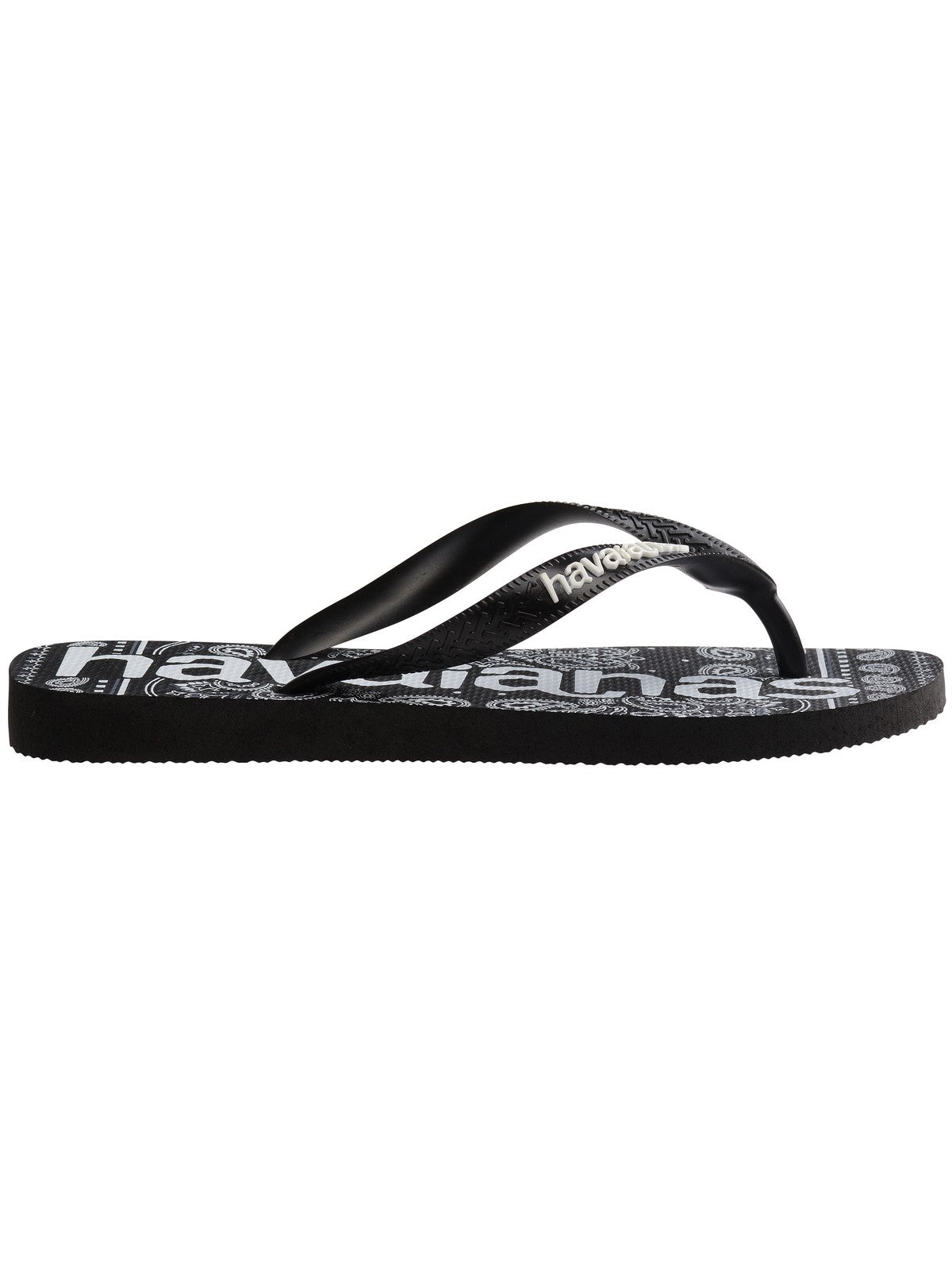 HAVAIANAS Infradito Unisex adulto Hav. Top logomania fashion 4148449.0090 Nero gioboutiqueweb