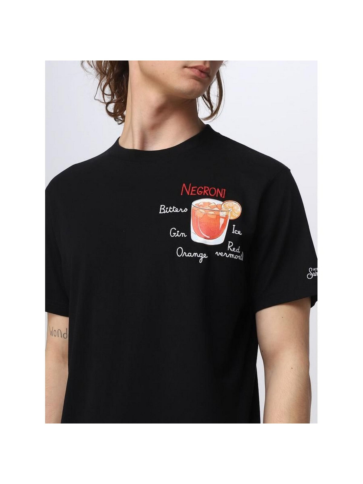 Mc2 Saint Barth T-shirt and Tshirt Man 00349d black pole