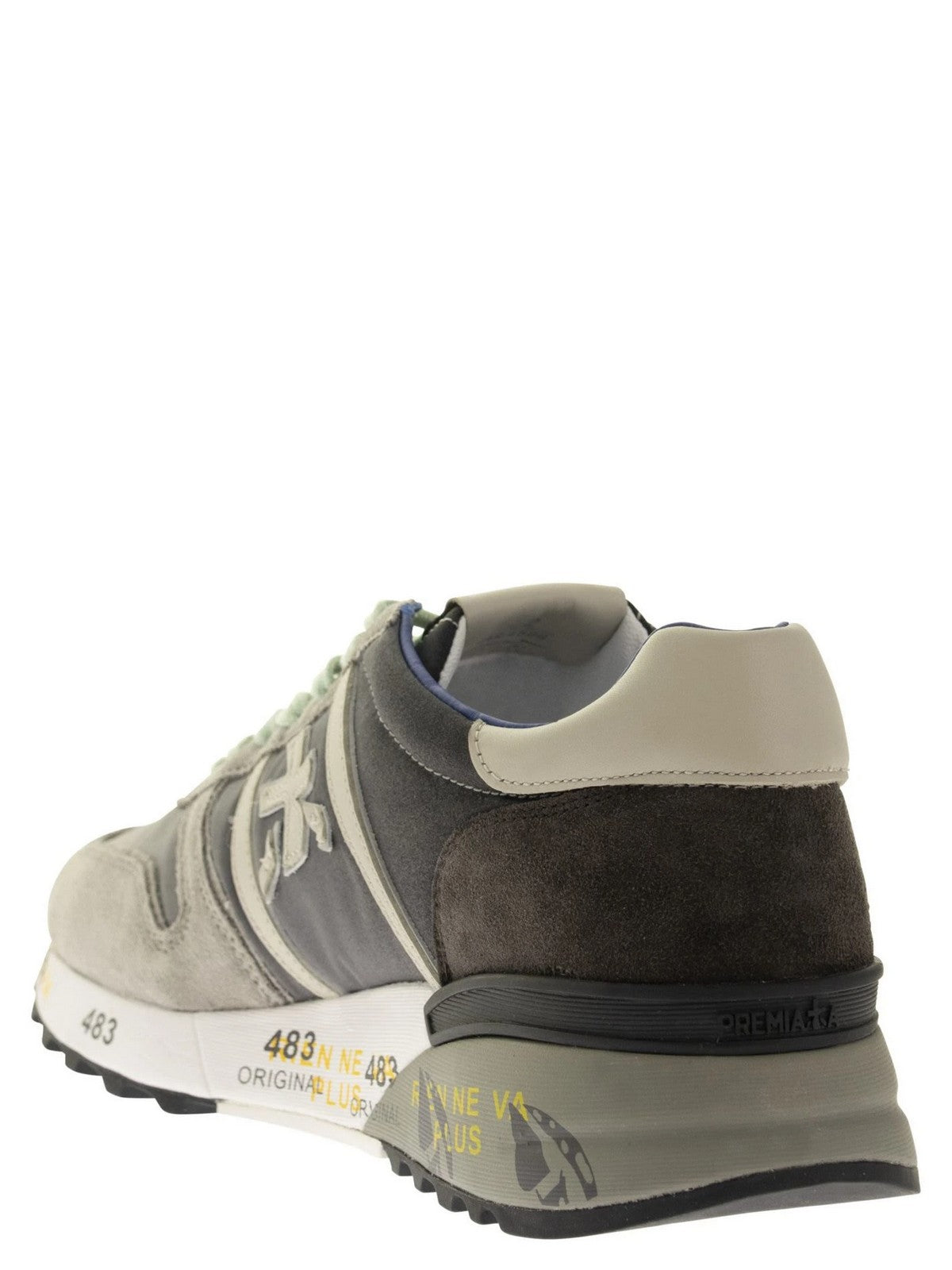 PREMIATA Sneaker Uomo LANDER VAR 4586 Grigio gioboutiqueweb