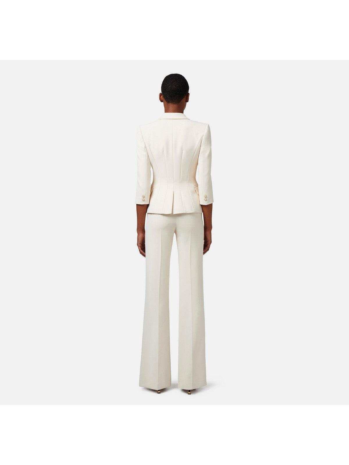 ELISABETTA FRANCHI Giacca Donna GIT6141E2 193 Avorio gioboutiqueweb