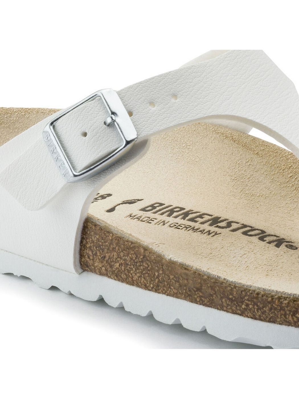 Birkenstock Sandalo Donna Gizeh 043731 White