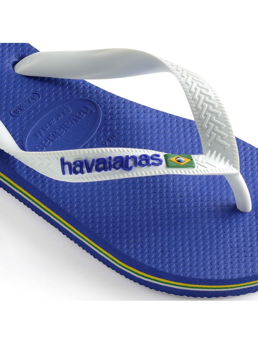 HAVAIANAS Infradito Unisex adulto Hav. Brasil logo 4110850.2711 Blu gioboutiqueweb
