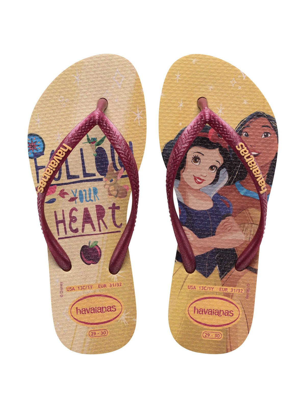HAVAIANAS Infradito Bambine e ragazze Hav. Kids slim princess 4123328.0570 Oro gioboutiqueweb