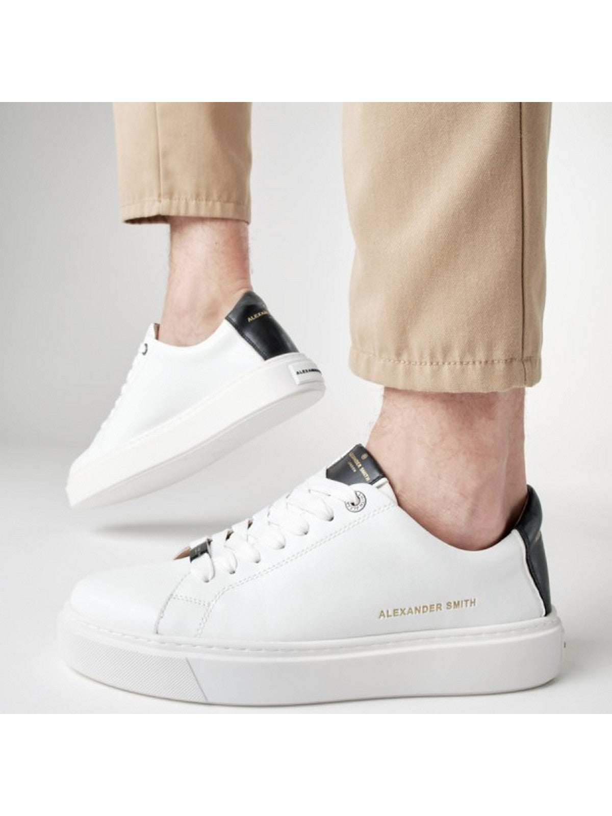 ALEXANDER SMITH Uomo ALAZLDM 9010 WBK Bianco