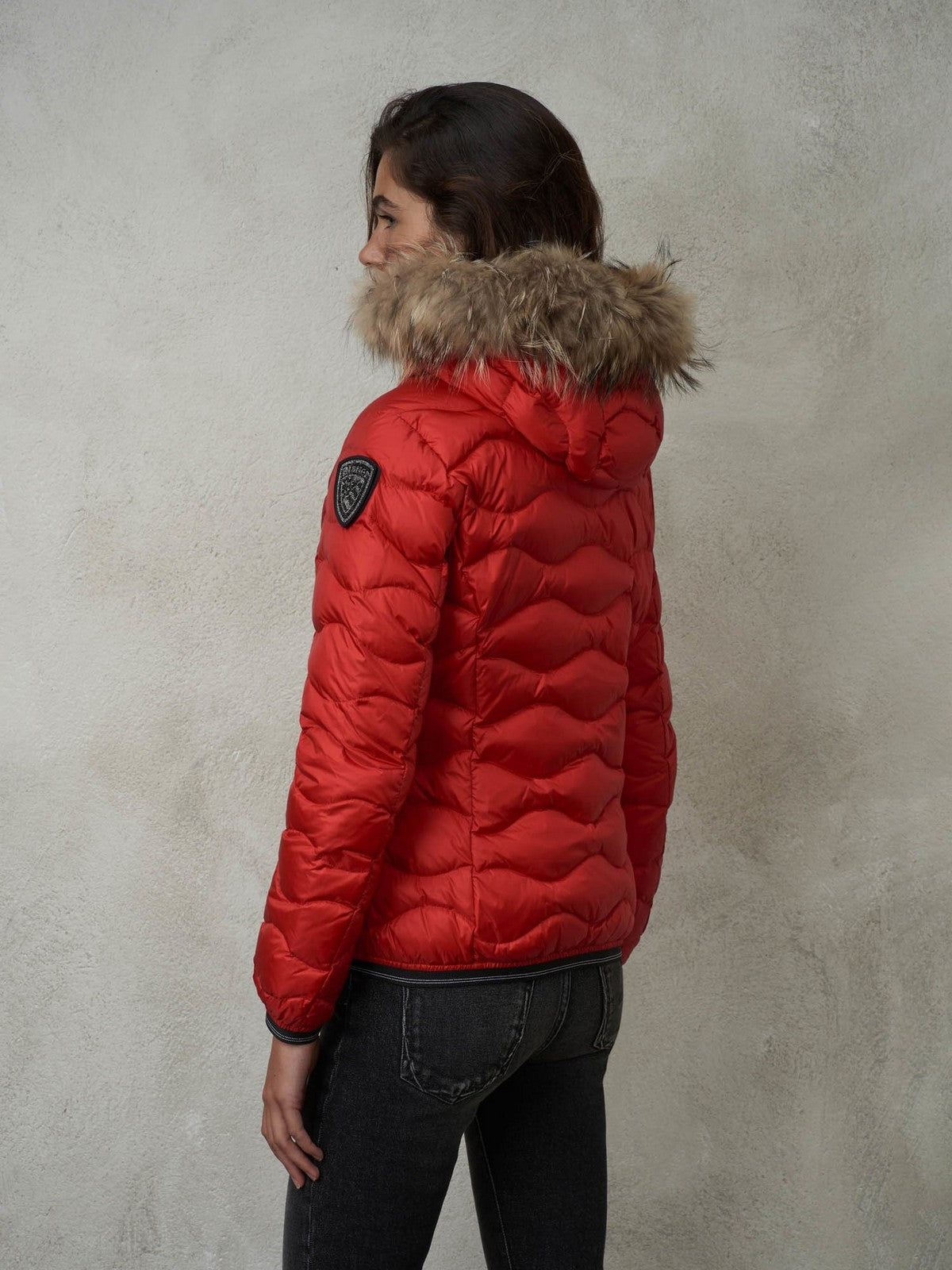 BLAUER Piumino Donna 23WBLDC03093 006047 552 Rosso