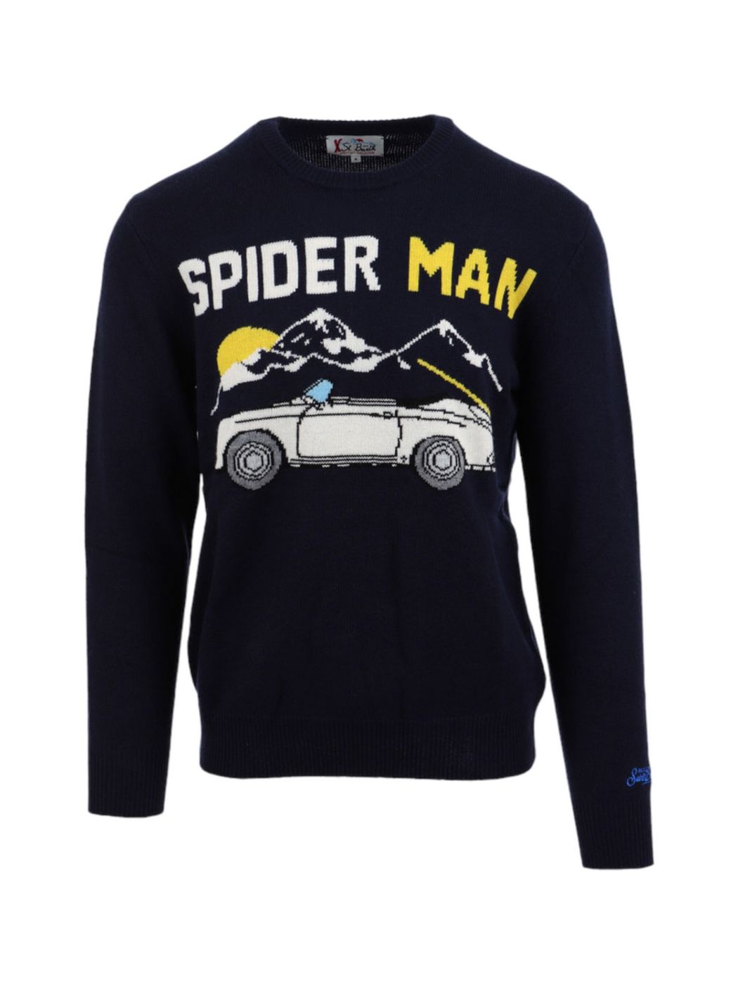 Mc2 Saint Barth Men's sweater HERON 01466C Blue