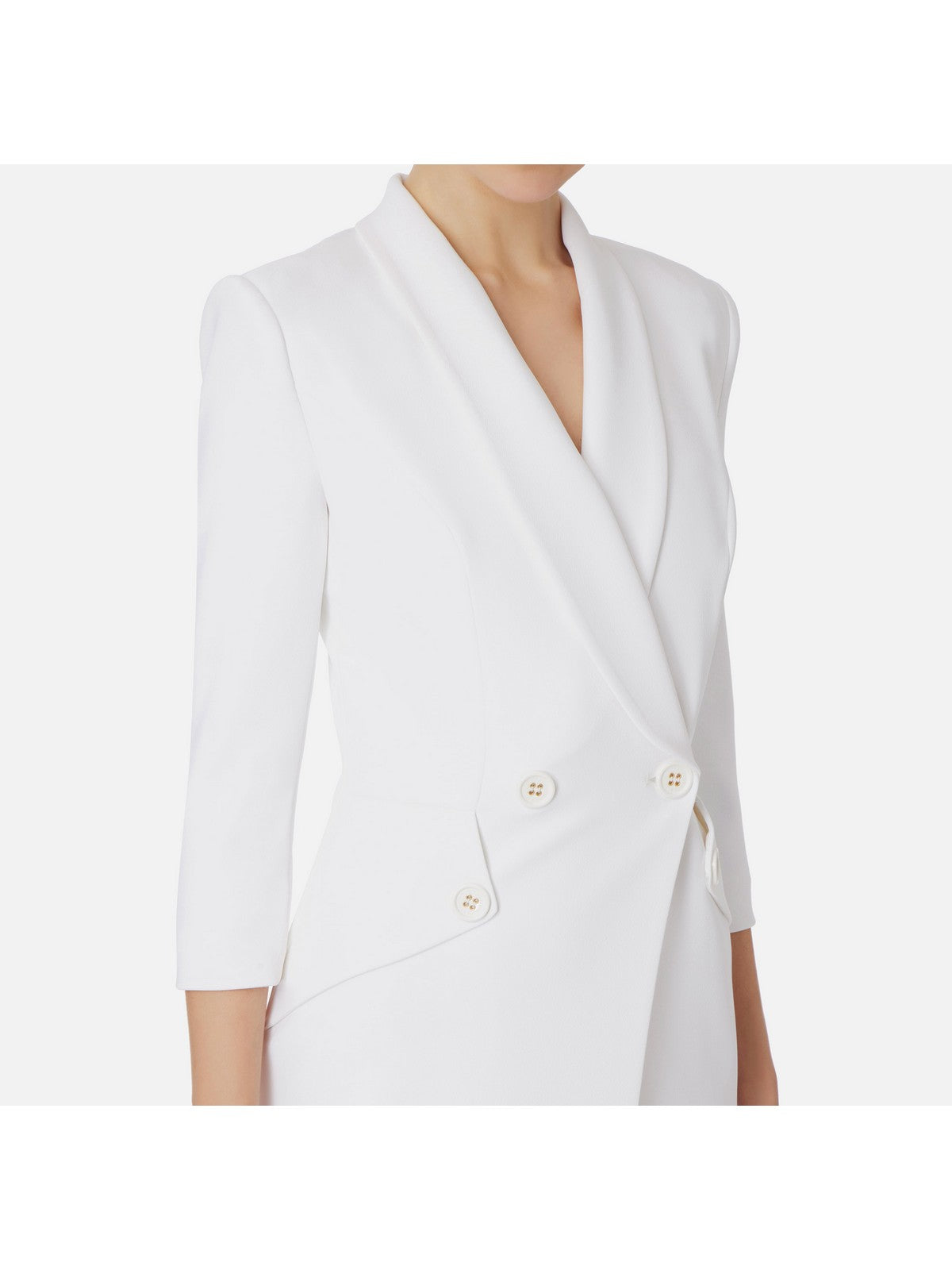 ELISABETTA FRANCHI Abito Donna AB56241E2 360 Avorio gioboutiqueweb